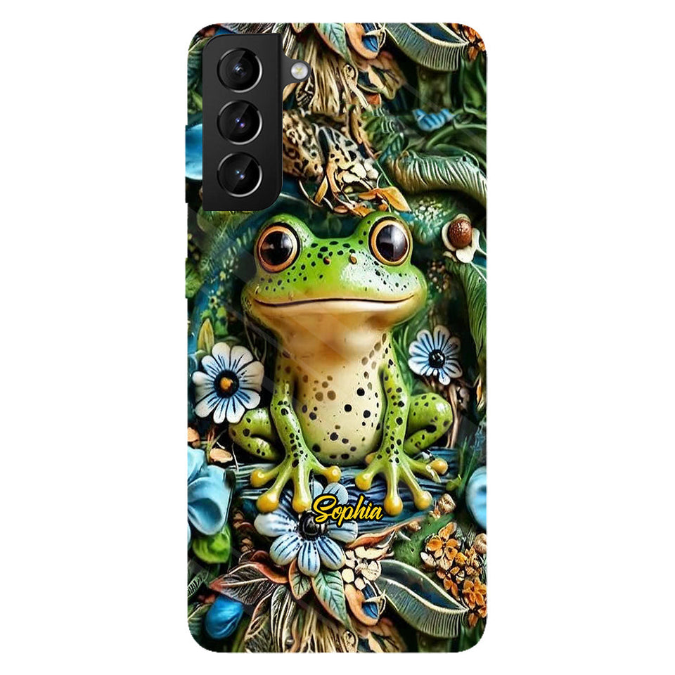 Love Frogs - Personalized Frog Full Print Phone Case