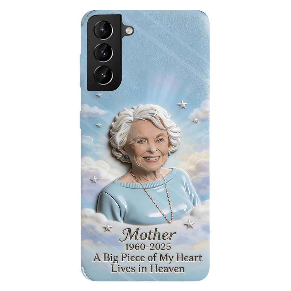 Coque de téléphone personnalisée avec photo - Un morceau de mon cœur - Souvenir personnalisé - Impression intégrale