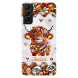 Just A Girl Who Loves Highland Cows - Personalized Full Print Phone Case