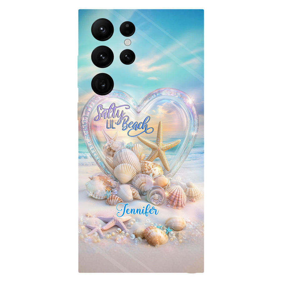 Salty Lil Beach - Personalized Sea Lover Full Print Phone Case