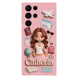 Traveling Lover - Personalized Travelling Full Print Phone Case