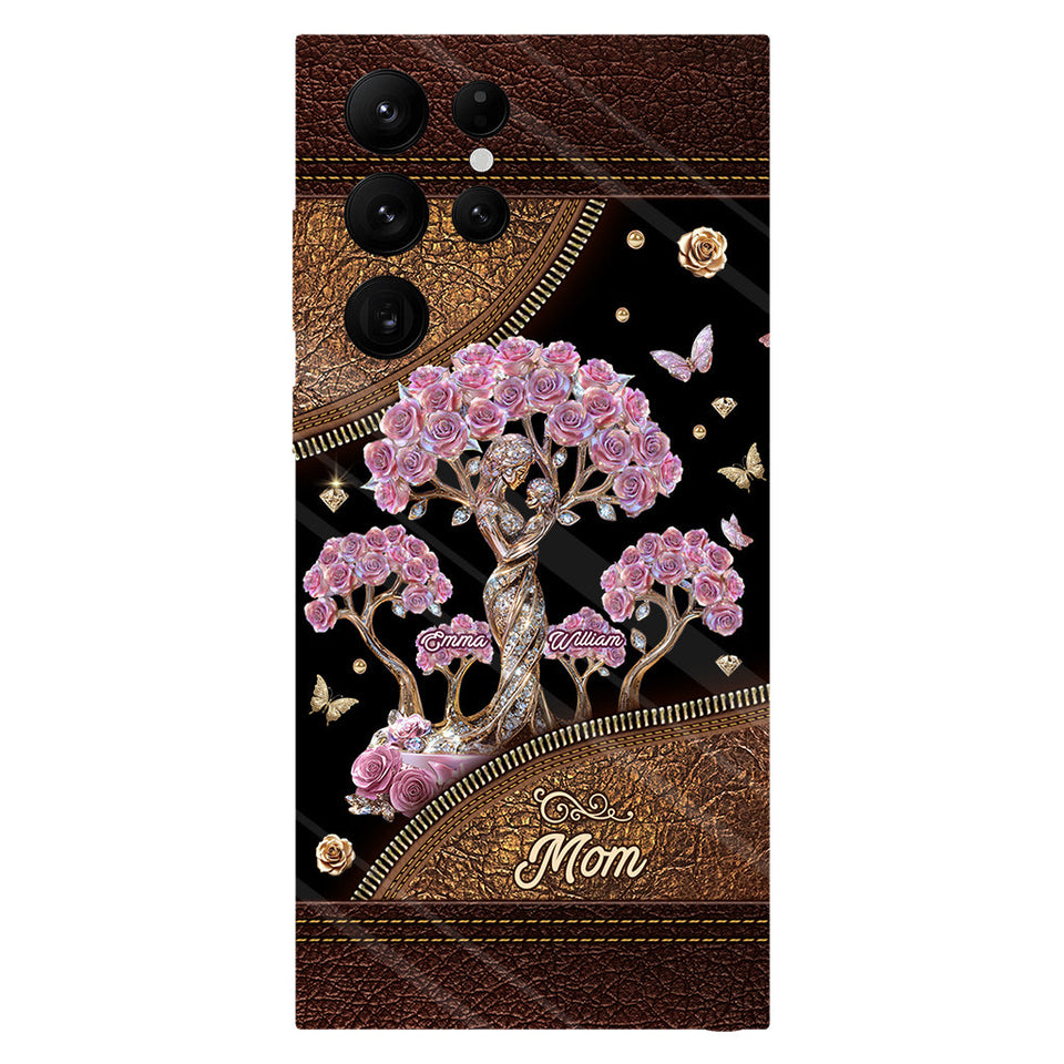 The Love Between Mother And Her Kids - Personalized Mother Full Print Phone Case