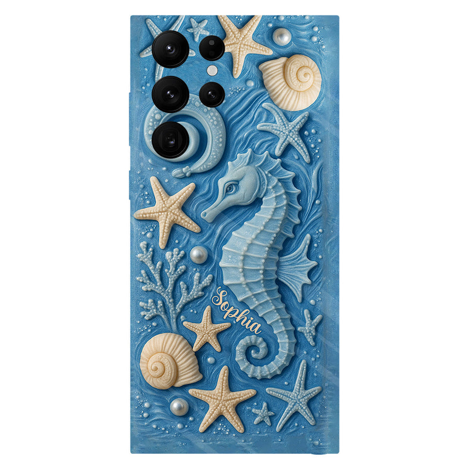 Just A Girl Who Loves Ocean - Personalized Sea Lover Full Print Phone Case