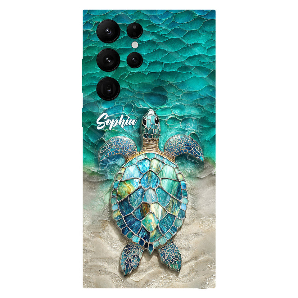 Sea Turtle Lovers - Personalized Turtle Full Print Phone Case