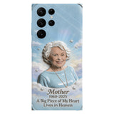 Coque de téléphone personnalisée avec photo - Un morceau de mon cœur - Souvenir personnalisé - Impression intégrale