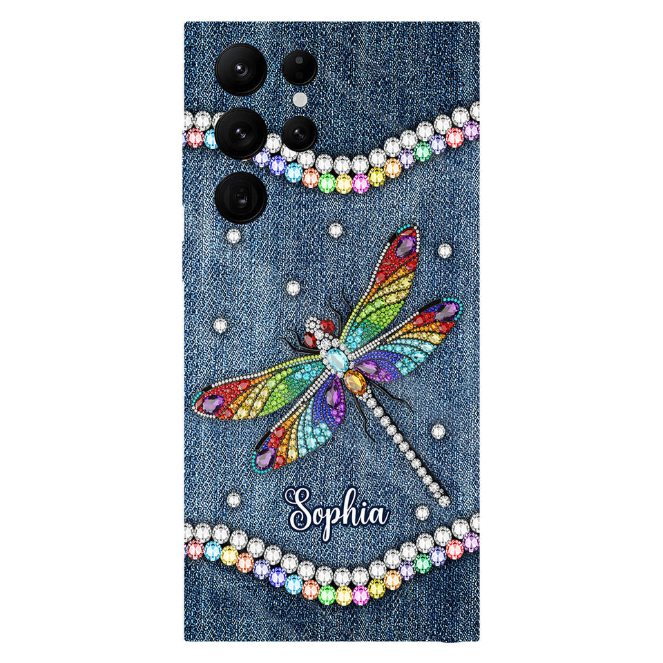 Beautiful Dragonfly - Personalized Dragonfly Full Print Phone Case