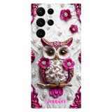 Beautiful Owl - Personalized Owl Full Print Phone Case