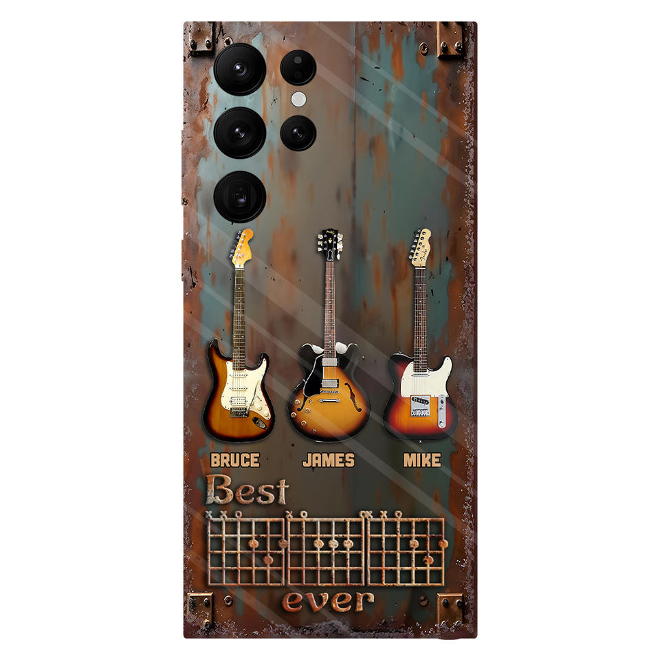 Best Guitar Dad Ever - Personalized Guitar Full Print Phone Case