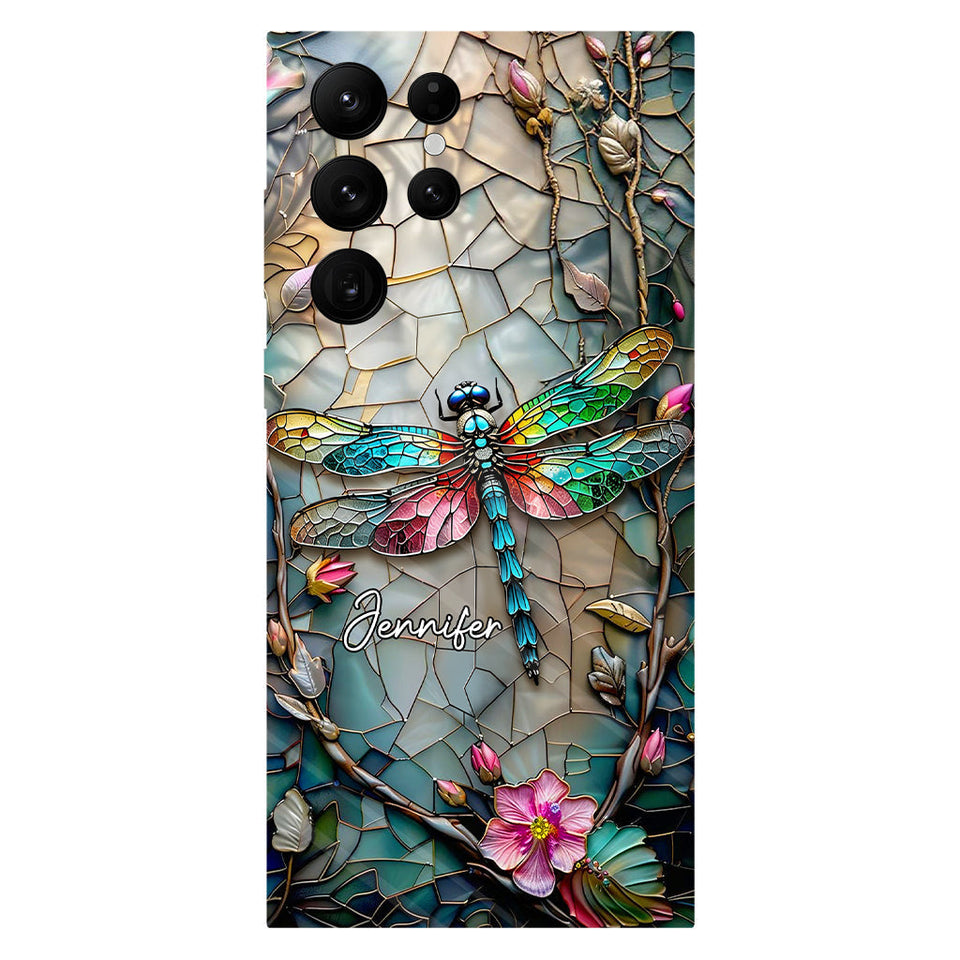 Love Dragonflies - Personalized Dragonfly Full Print Phone Case