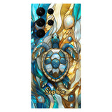 Artistic Turtle - Personalized Turtle Full Print Phone Case