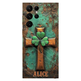 Vintage Irish Cross - Personalized Saint Patrick's Day Full Print Phone Case