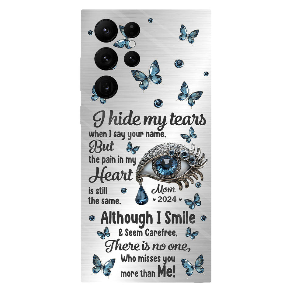Mes larmes - Coque de téléphone personnalisée en hommage à mes larmes