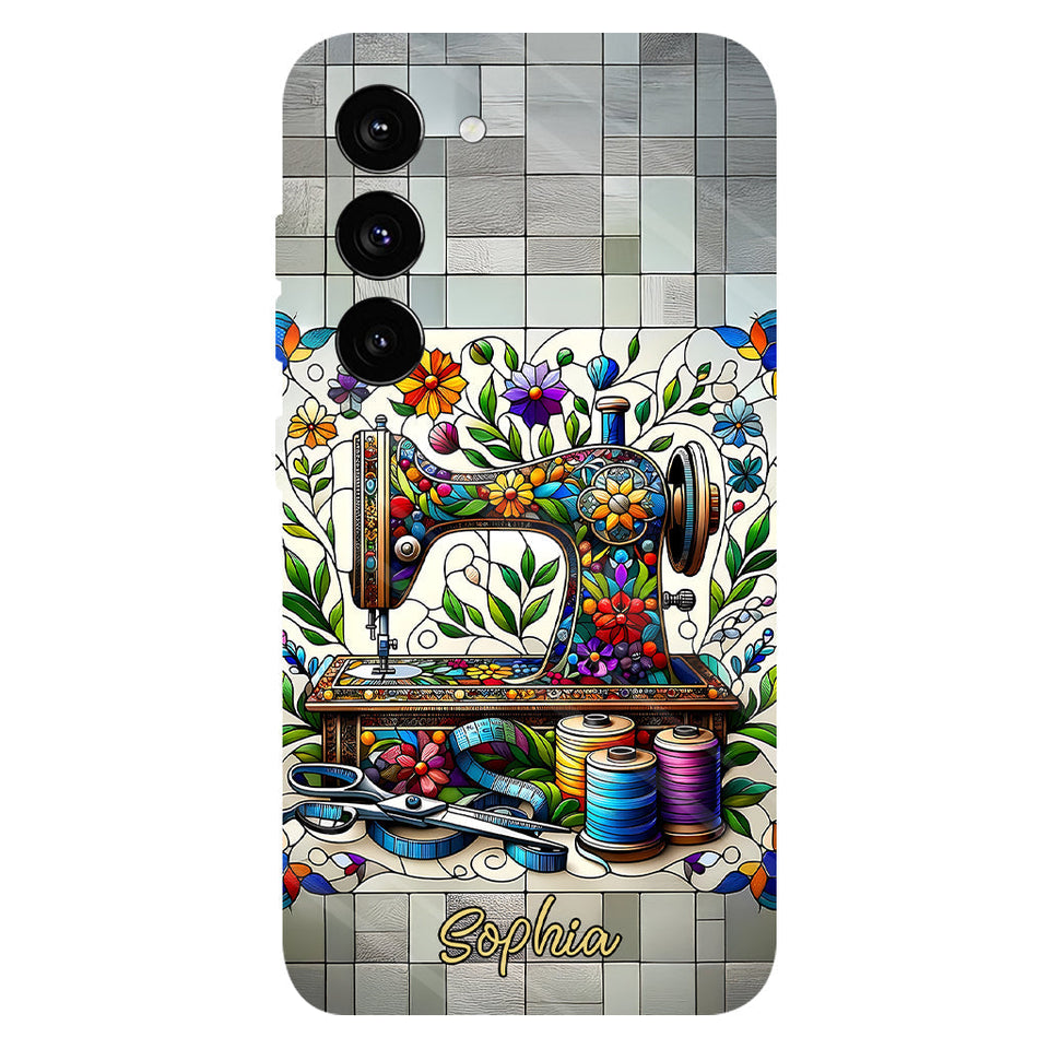Love Sewing - Personalized Sewing Full Print Phone Case