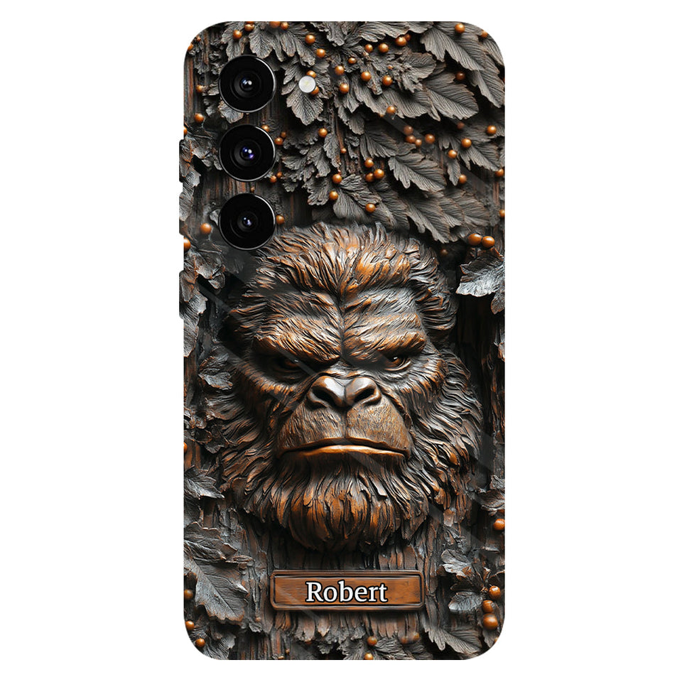 Sasquatch - Personalized Camping Full Print Phone Case