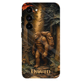 Sasquatch In Forest - Personalized Hiking Full Print Phone Case