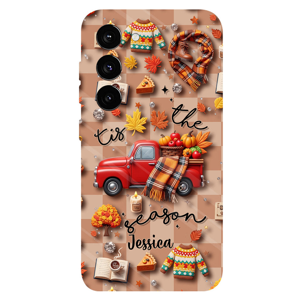 Tis The Season - Personalized Autumn Full Print Phone Case