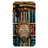Just One More Chapter - Personalized Book Full Print Phone Case
