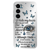 Mes larmes - Coque de téléphone personnalisée en hommage à mes larmes