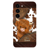 Just A Girl Who Loves Highland Cow - Personalized Full Print Phone Case