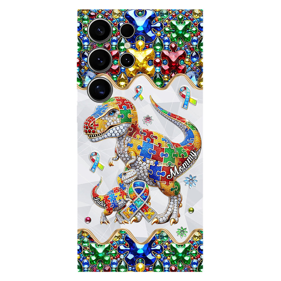 Strong Mama - Personalized Autism Awareness Full Print Phone Case