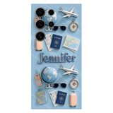 Just A Girl Who Loves Travelings - Personalized Travelling Full Print Phone Case