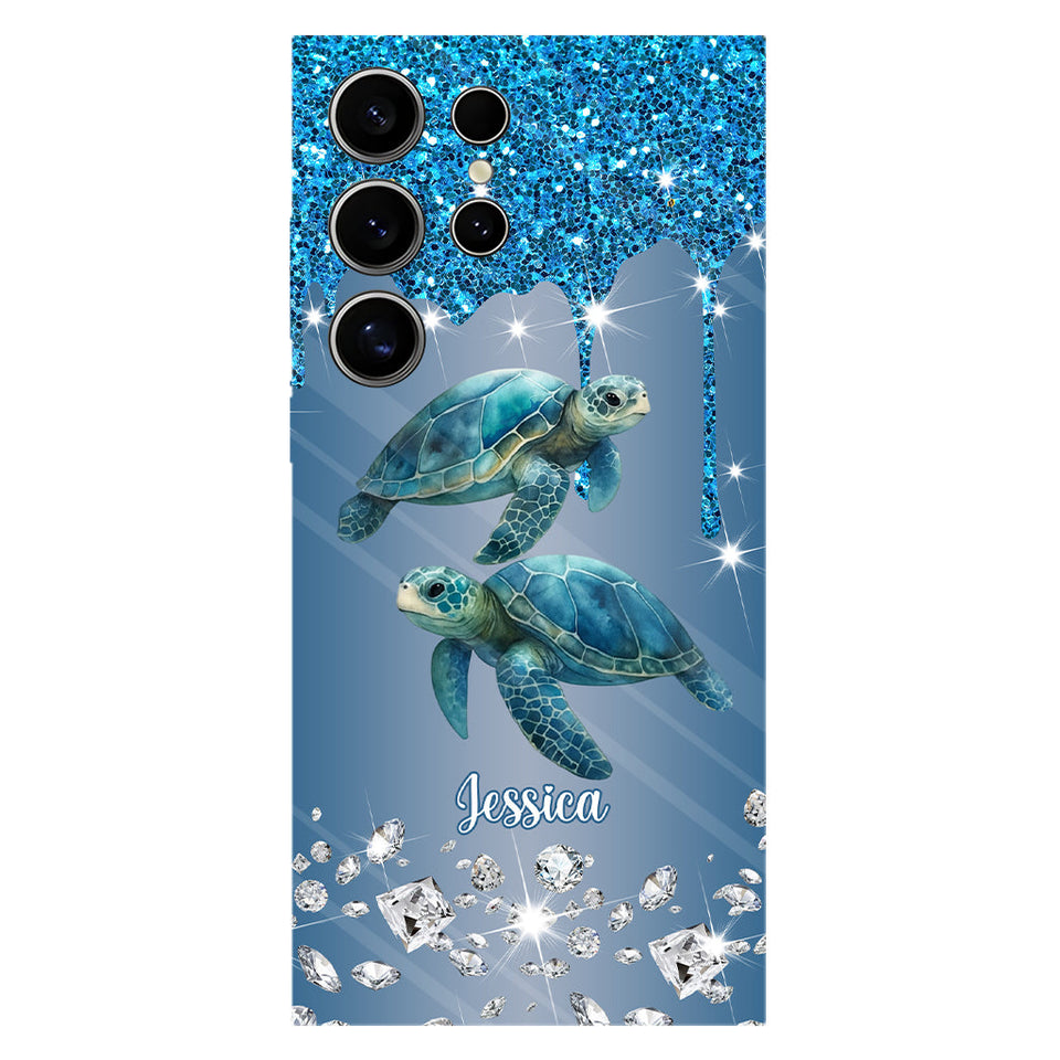 Beautiful Dolphins/ Turtles/ Whale... Gift For Sea Lover - Personalized Sea Lover Full Print Phone Case