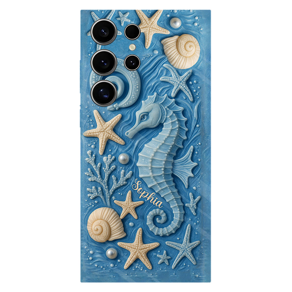Just A Girl Who Loves Ocean - Personalized Sea Lover Full Print Phone Case