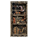 Hat And Books - Personalized Witch Full Print Phone Case