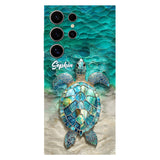 Sea Turtle Lovers - Personalized Turtle Full Print Phone Case