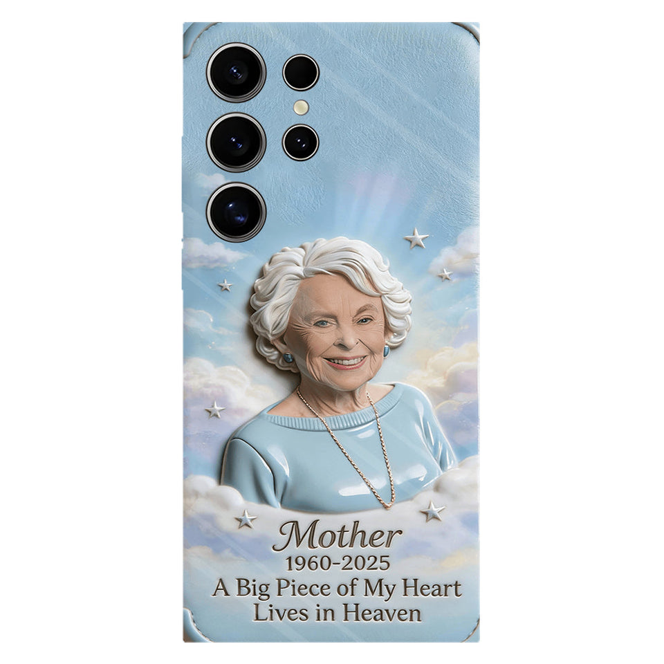 Coque de téléphone personnalisée avec photo - Un morceau de mon cœur - Souvenir personnalisé - Impression intégrale