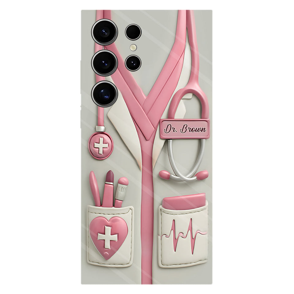 Celebrate Everyday Heroes With Medical Professional Gifts - Personalized Nurse Full Print Phone Case