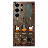 Best Guitar Dad Ever - Personalized Guitar Full Print Phone Case