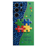 Different Not Less - Personalized Autism Awareness Full Print Phone Case