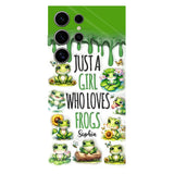 Just A Girl Who Loves Frogs - Personalized Frog Full Print Phone Case
