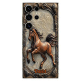 Love Horse - Personalized Horse Full Print Phone Case