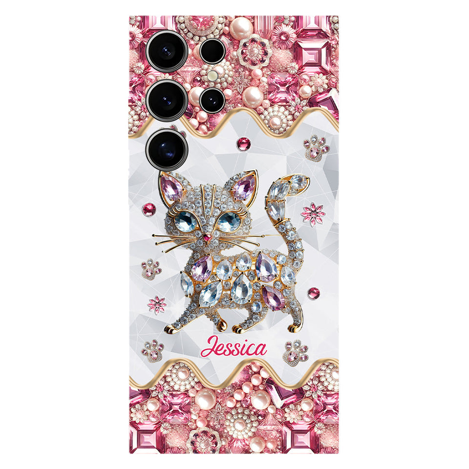 Just A Girl Who Loves Cats - Personalized Cat Full Print Phone Case