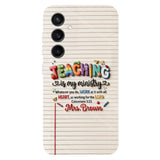 Teaching Is My Ministry - Personalized Teacher Full Print Phone Case