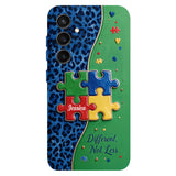Different Not Less - Personalized Autism Awareness Full Print Phone Case