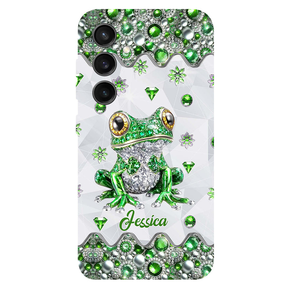 Just A Girl Who Loves Frogs - Personalized Frog Full Print Phone Case