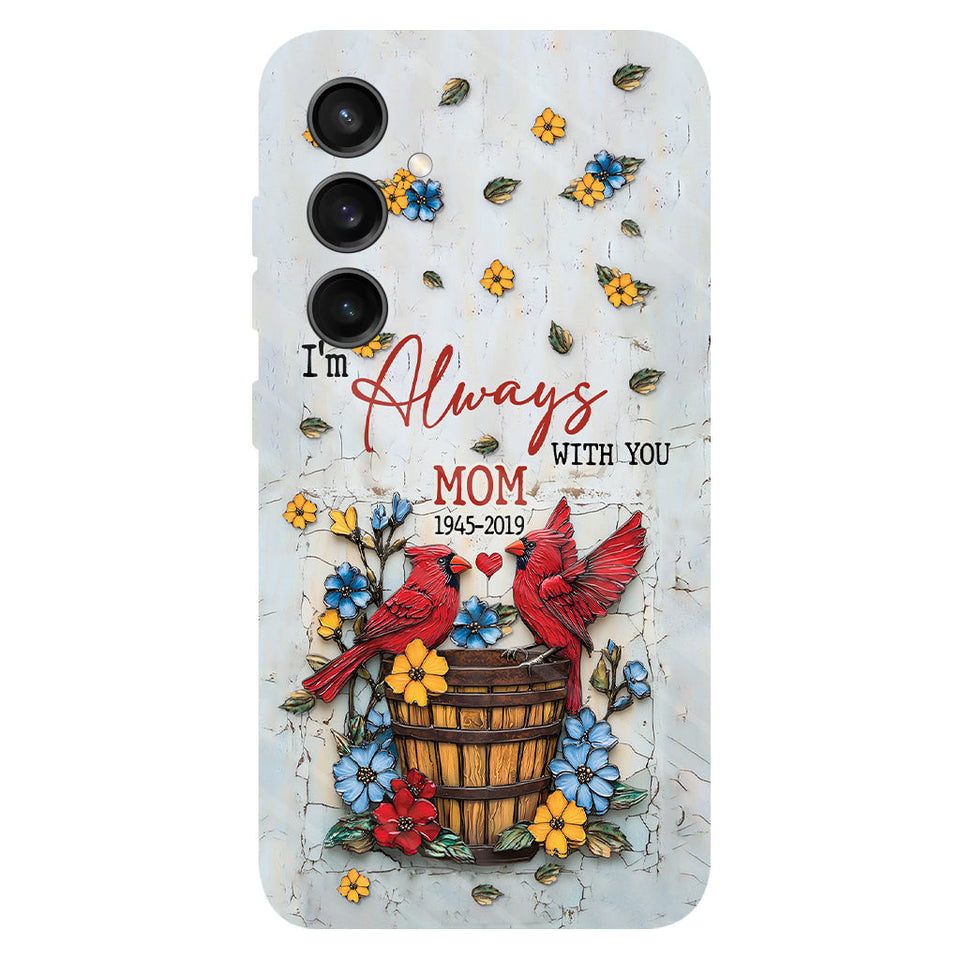 Ceux qu'on aime ne nous quittent jamais - Coque de téléphone personnalisée avec impression intégrale