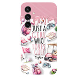 Just A Girl Who Loves Golf - Personalized Golf Full Print Phone Case