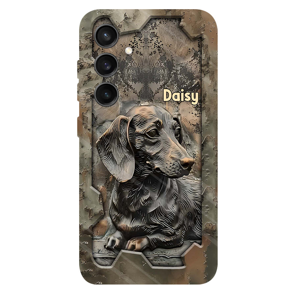 Life Is Better With My Dachshund - Personalized Dog Full Print Phone Case