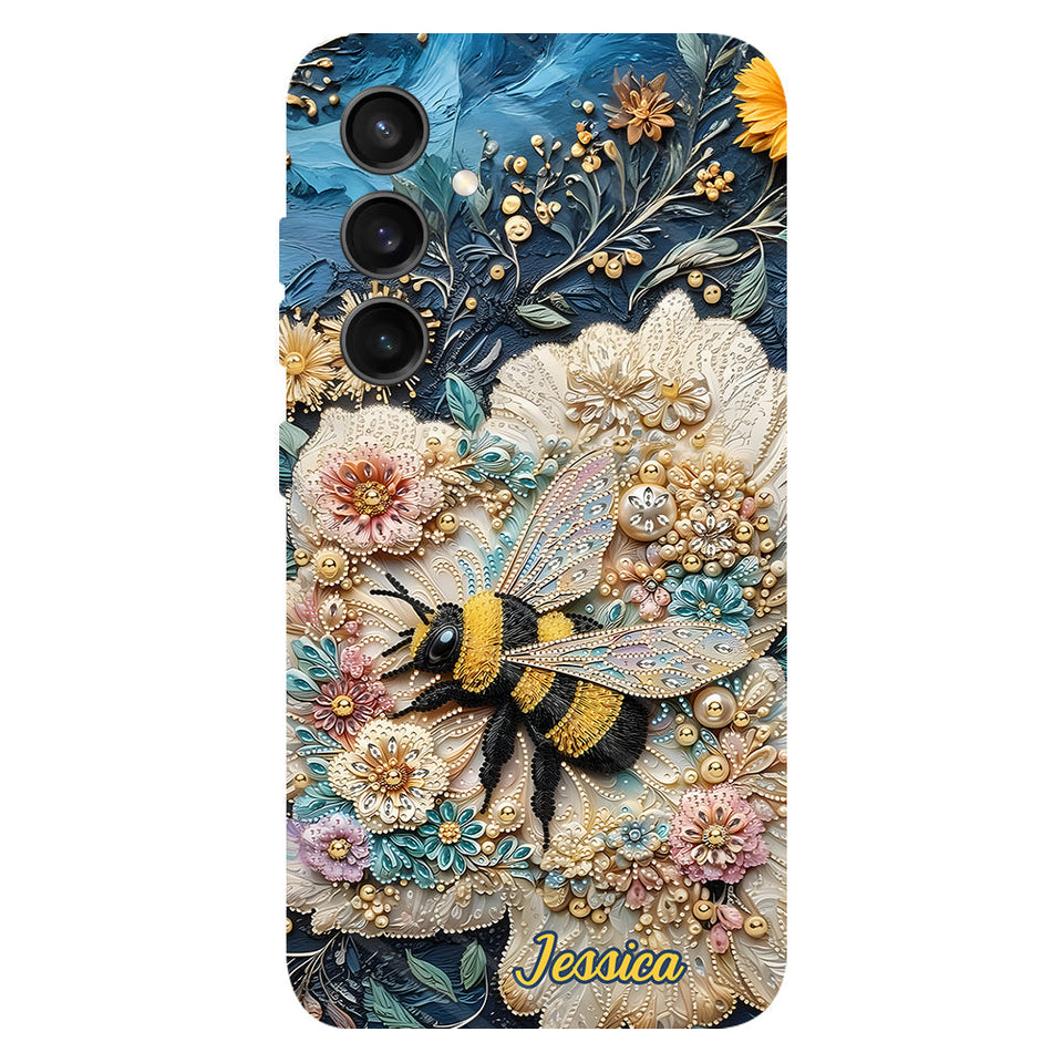 Bee Kind - Personalized Bee Full Print Phone Case