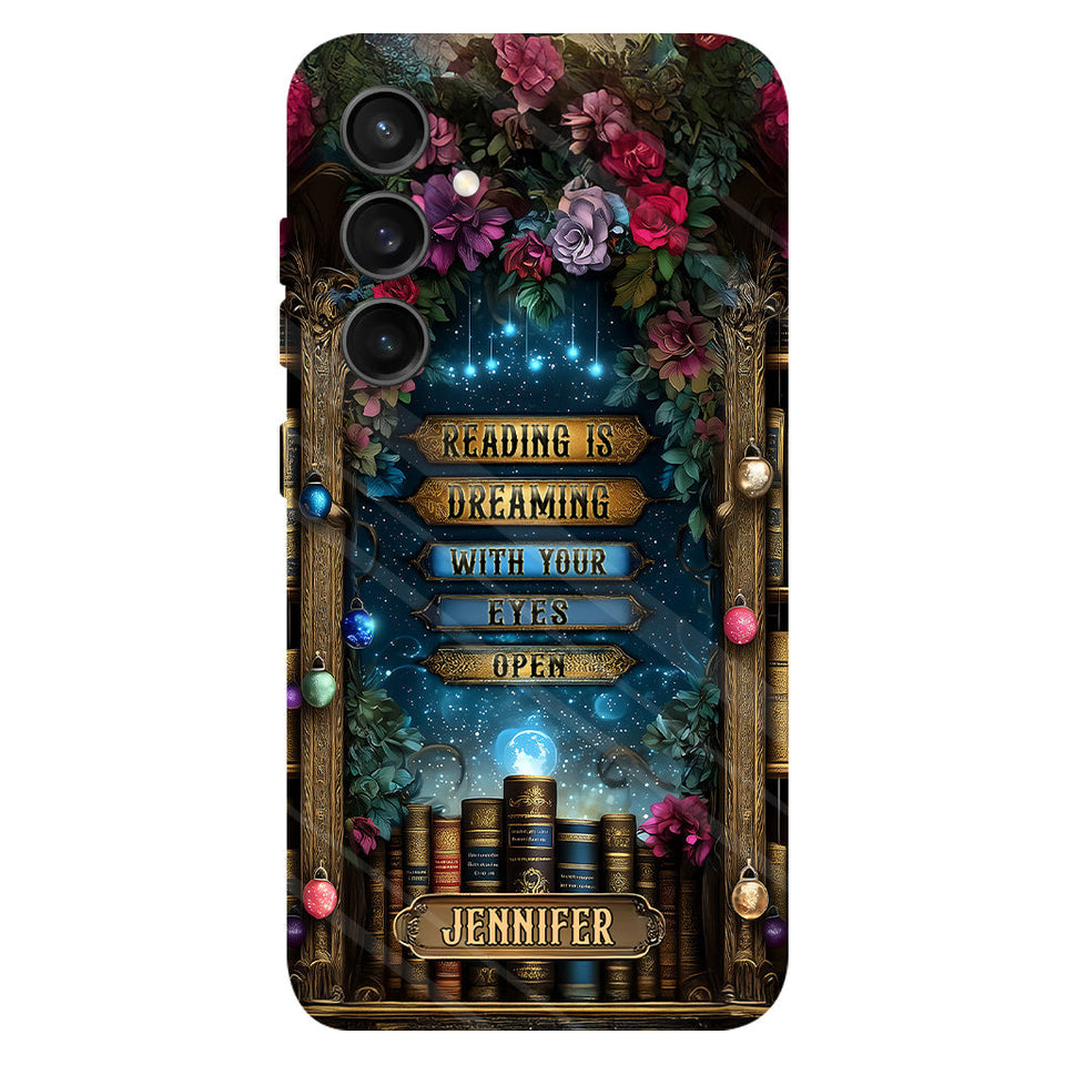 Reading is Dreaming - Personalized Book Full Print Phone Case