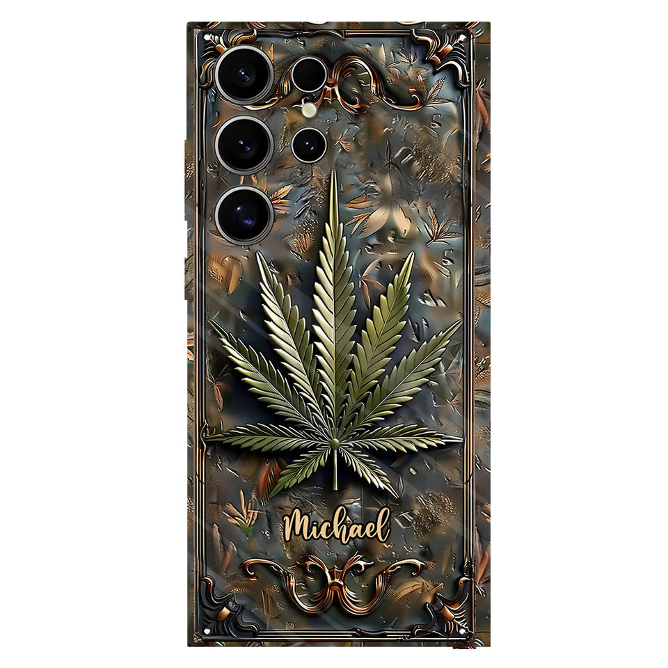 High Life - Personalized Weed Full Print Phone Case
