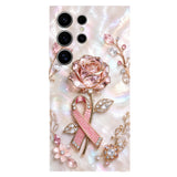 Faith Hope Love - Personalized Breast Cancer Awareness Full Print Phone Case & Phone Grip