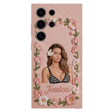 Birth Month Flower (Jan to Dec), Best Gift Idea - Personalized Birth Month Flower Full Print Phone Case