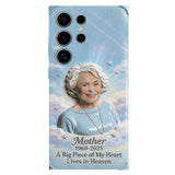 Coque de téléphone personnalisée avec photo - Un morceau de mon cœur - Souvenir personnalisé - Impression intégrale