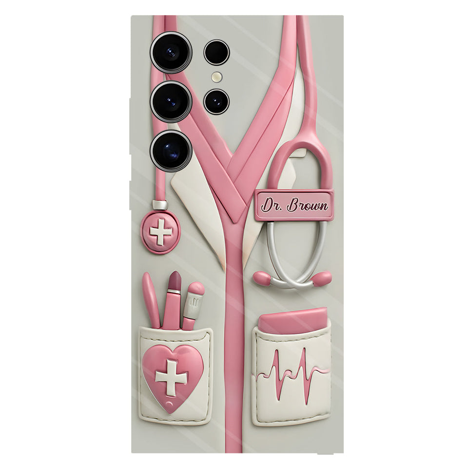 Celebrate Everyday Heroes With Medical Professional Gifts - Personalized Nurse Full Print Phone Case