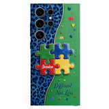 Different Not Less - Personalized Autism Awareness Full Print Phone Case